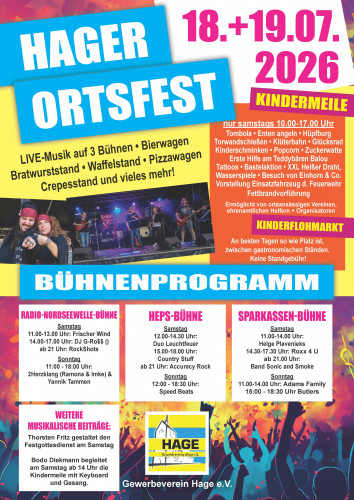 Hager Ortsfest 2026